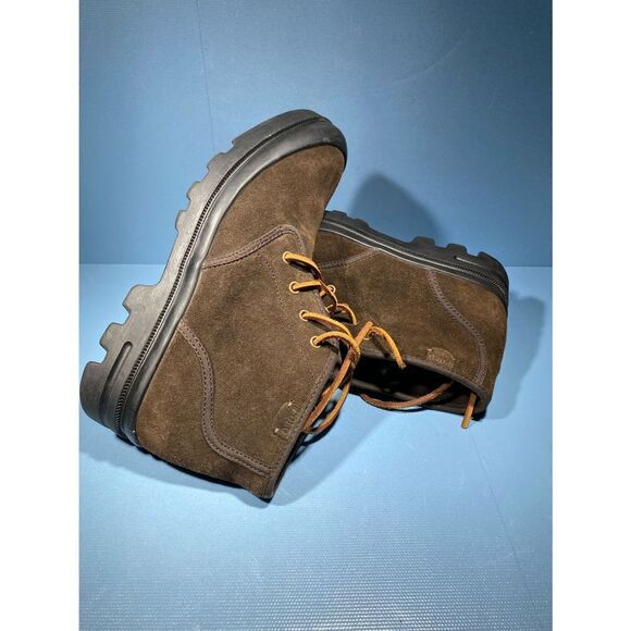 EUC Polo Ralph Lauren Umar Men's 9,5 D Suede Boots Brown - Picture 1 of 7